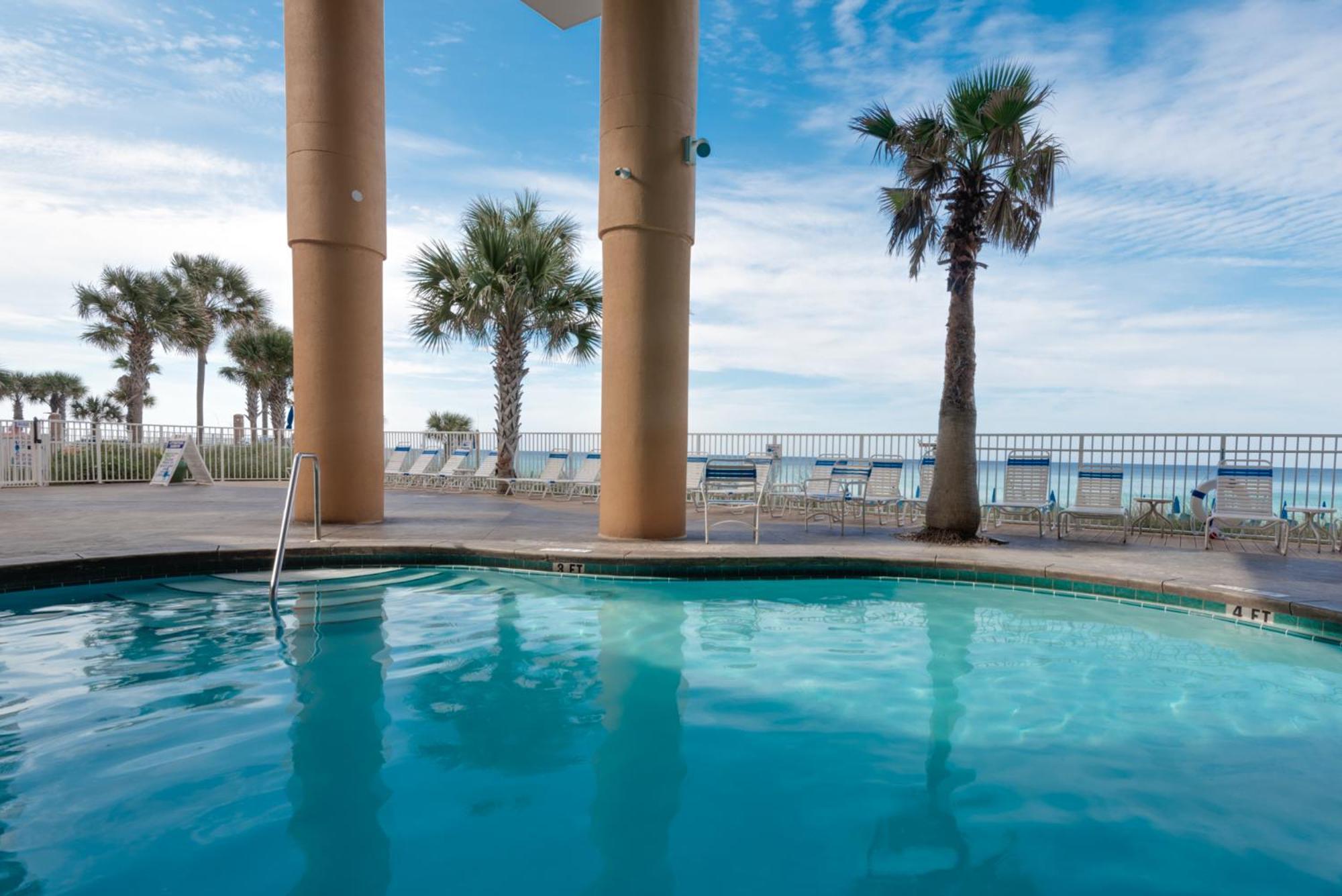 Gulf Front! 2 Bedroom 2 Ba! 11Th Floor Condo + Condo Amenities! Panama Stadt Exterior foto